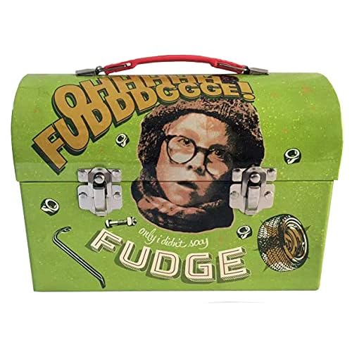 The Tin Box Company A Christmas Story Movie XL Workmans Tin Carry All, Green, 994517-XL