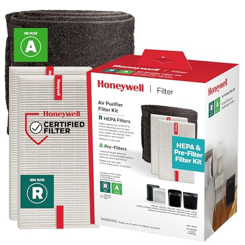 Honeywell HEPA Air Purifier Filter Kit with 2 R HEPA & 1 A Pre-Filter Roll