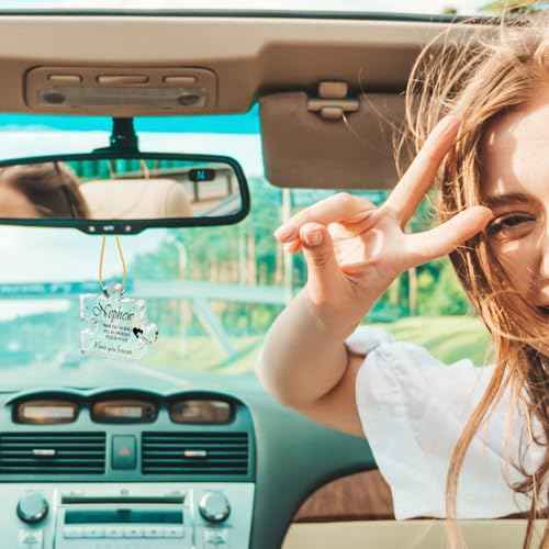 Gift for Nephew, I Love You Hanging Ornaments, Love You & Graduation Gift, Christmas or Thanksgiving Keepsake, 2.7x3.1 Inch