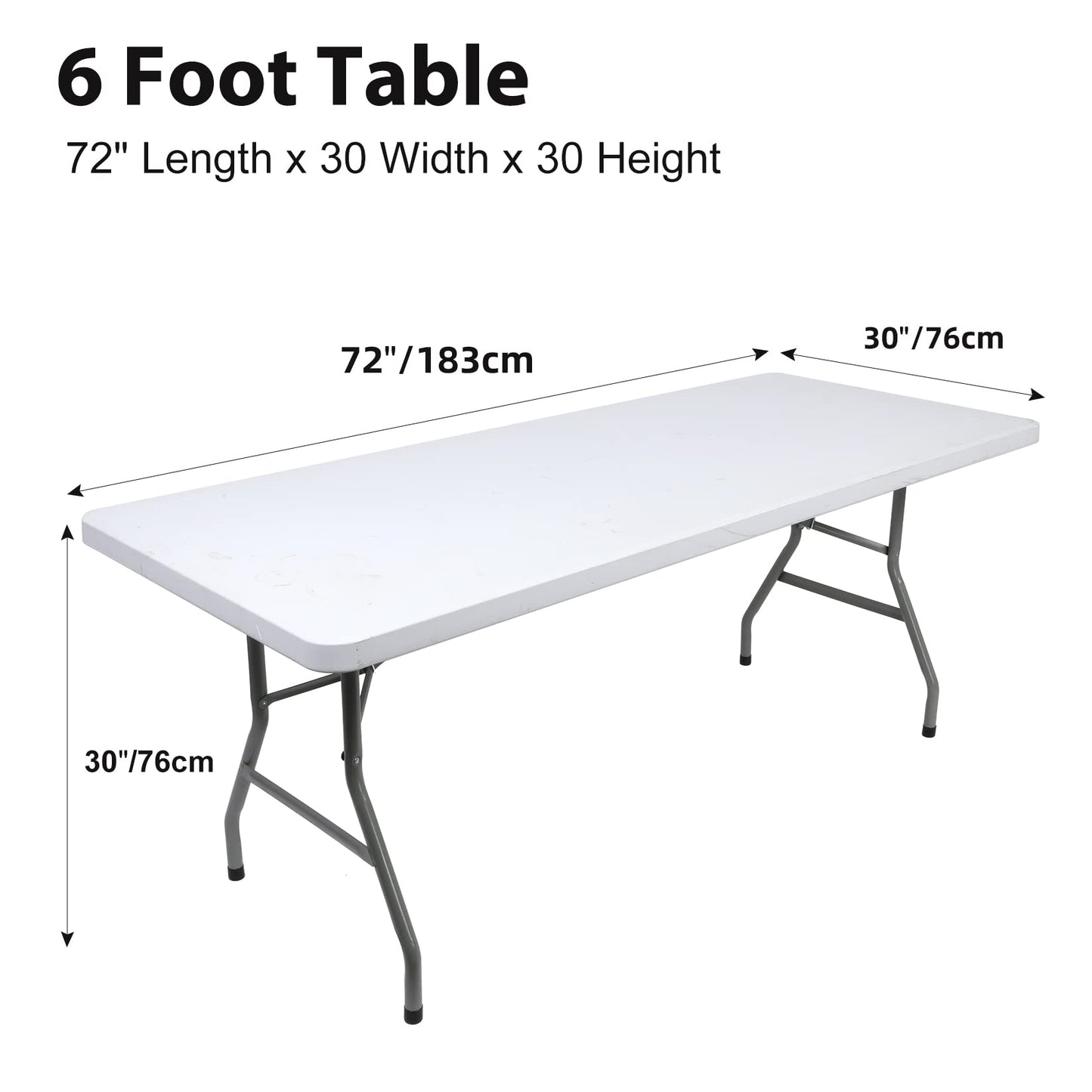 BDDC Table Covers for 6 Foot Tables, Black Washable and Wrinkle Resistant Stretch Tablecloths Rectangle 6ft for Events, Wedding, Banquets, Parties