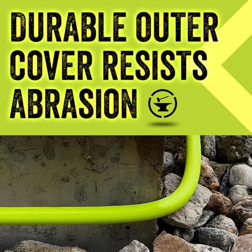 Flexzilla Garden Hose 5/8 in. x 100 ft. Lightweight All-Weather Hose - Standard Grip, Chartreuse