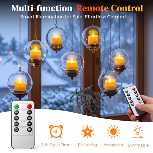 12Pcs Rechargeable Tealights with Remote & 24H Cycle Timer – YiaMia 12 Pack