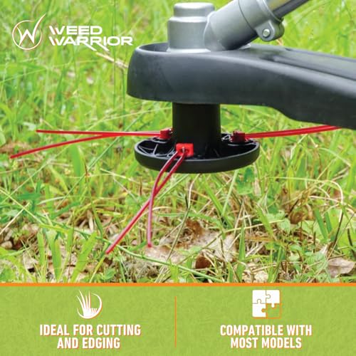 Weed Warrior PivoTrim Universal Fixed Line Trimmer Head - 6 Line Replacement for Gas & Cordless String Trimmers