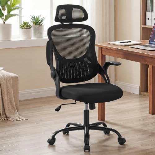Computer Chair, Mesh Office Desk Chair with Lumbar Support