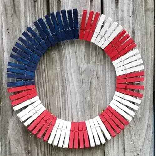 1.9 Inch Red Strong Wood Clothes Pins Hold Xmas Cards Papers Scrapbooking Gloves Socks Laundry Clip with Twine Pack 50