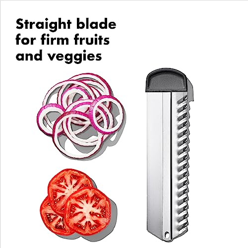 OXO Steel Chef's Mandoline Slicer 2.0 - Adjustable Thickness & Safety Guard - Steel / Slicer