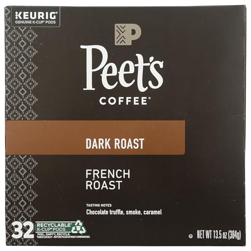 Coffee K-Cup French Roast 13.5 Ounce - Rich Dark Roast Coffee Pods