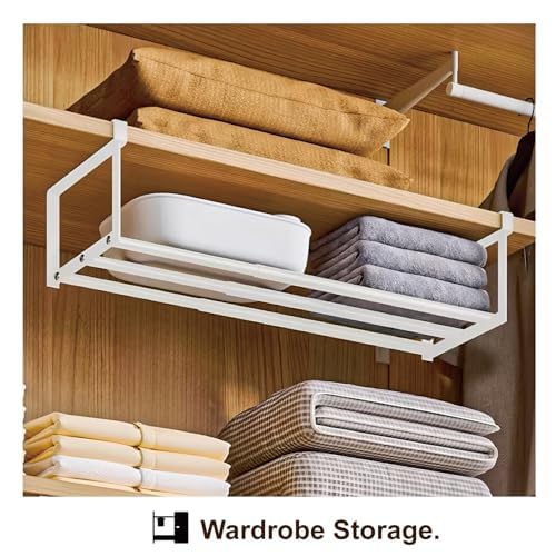 Adjustable Expandable Shoe Rack Organizer 2 Pack White Under Cabinet Storage