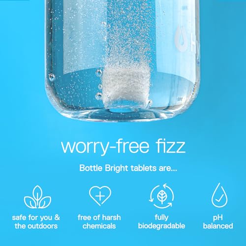 BOTTLE BRIGHT Water Bottle Cleaning Tablets 78 Count - Removes Stains & Odors