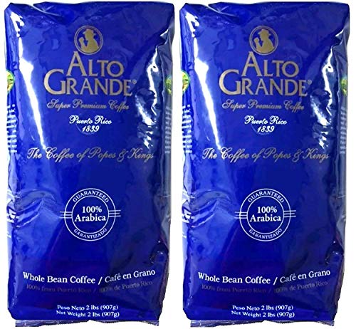 Premium Whole Bean Coffee - Medium-Dark Roast 2lb Pack of 2