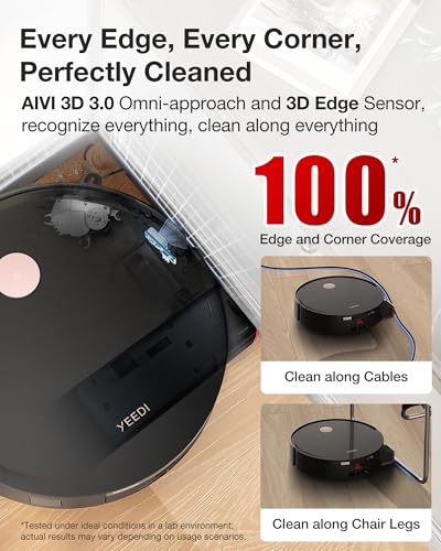 Yeedi S14 Plus Robot Vacuum & Mop with OZMO Roller System, 20KPa Suction