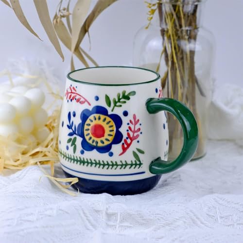 Large Coffee Mug,16oz Ceramic Mugs with Big Handle,Porcelain for