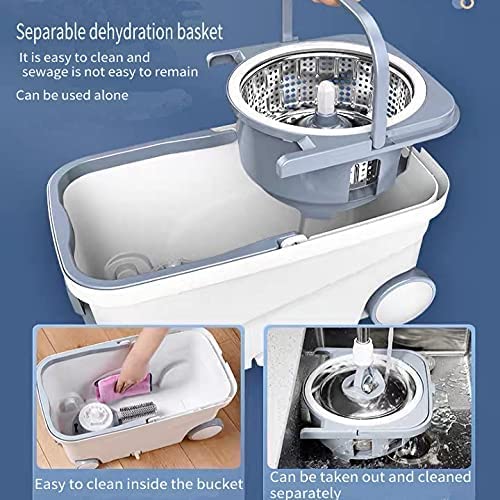 Michao Spin Mop Bucket Deluxe 360° Rotating Floor Cleaning System