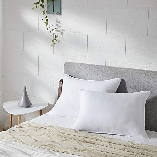Supportive Standard Bed Pillow Set of 2 - 20x26 Inch Down Alternative Cooling Shams for Sleep & Decor - Variation of THIS listing