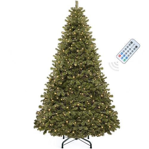 YITAHOME 6ft Prelit Green Christmas Tree with Remote - Artificial Holiday Tree