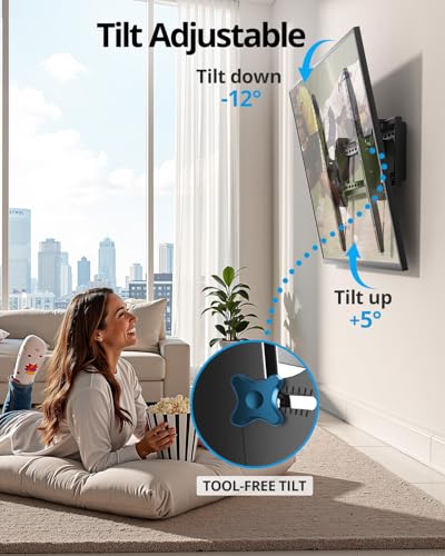 85 86 98 100 inch Heavy Duty Tilt TV Wall Mount Bracket for 65-120