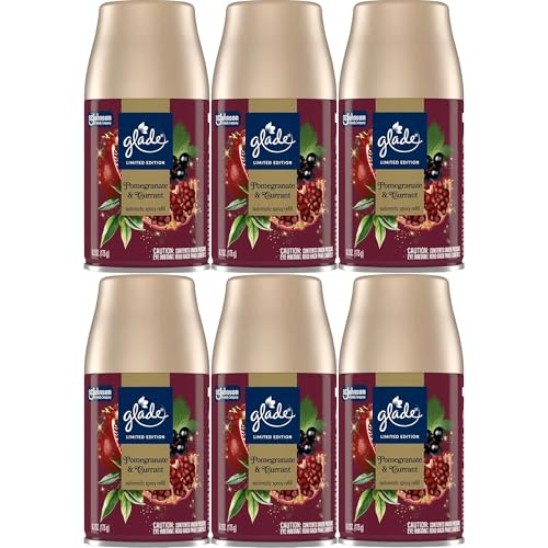 Glade Automatic Spray Refill Pack - Pomegranate & Currant Scent, 6 x 6.2 oz