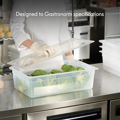 CURTA 4-Pack Full Size 6" Deep Food Pan with Handled Lid – NSF