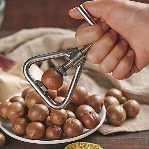 BENEKIY Heavy Duty Nut Cracker, Stainless Steel Plier Opener for Pecans, Walnuts, Macadamias