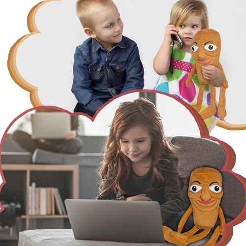 Italian Brainrot Plush,12.9 Inch Funny Tung Tung Tung Sahur Plush Toys Halloween Christmas Birthday Party Gifts for Boys and Girls Room Decor for Video Game Fans