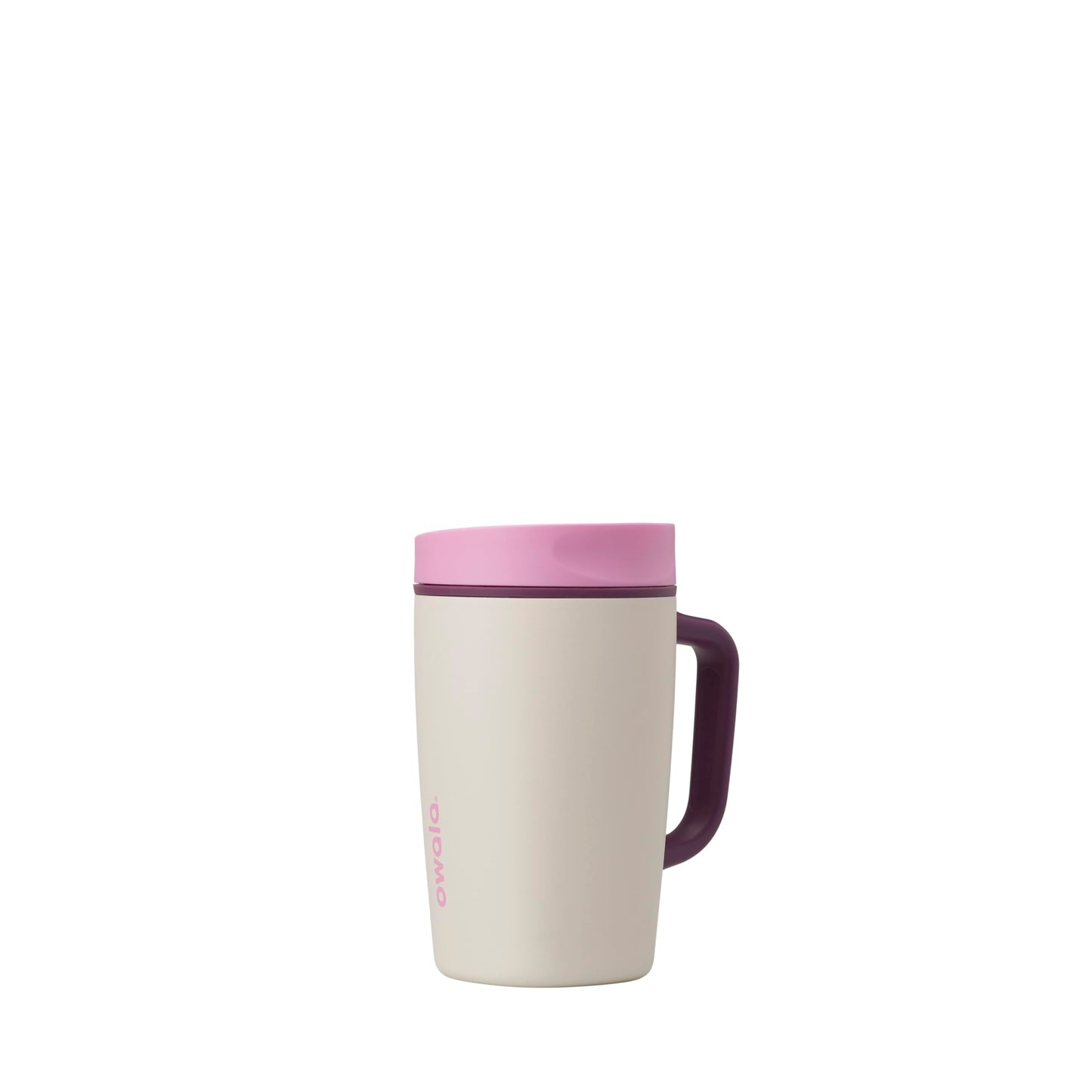 Owala SmoothSip Slider Stainless Steel Insulated Travel Mug with Handle, 100% Leak Proof, For Hot and Cold Drinks, Travel Friendly with Sliding Lock Lid, 12oz, BPA Free, Leak Proof, Daybreak