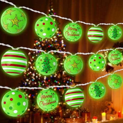 GYGOT 20 LED Battery-Operated Christmas String Lights 10 ft for Tree & Decor
