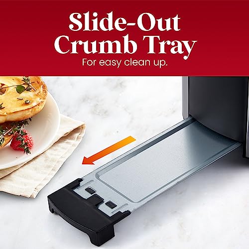 Elite Gourmet 4-Slice Long Slot Toaster, Extra-Wide Slots, Countdown