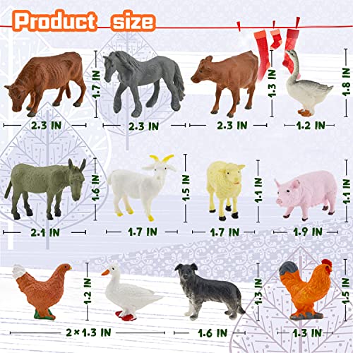 Nativity Advent Calendar 2026 Kids Christmas Nativity Set 24 Figures