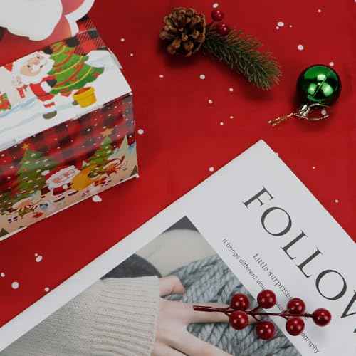 Quimoy Christmas Tablecloth 60¡¿84 Inch Rectangular, Washable Xmas Trees Snowflake Table Cover, Red Winter Xmas Snowman Table Cloth for Christmas Party Picnic Kitchen Dinner Decor