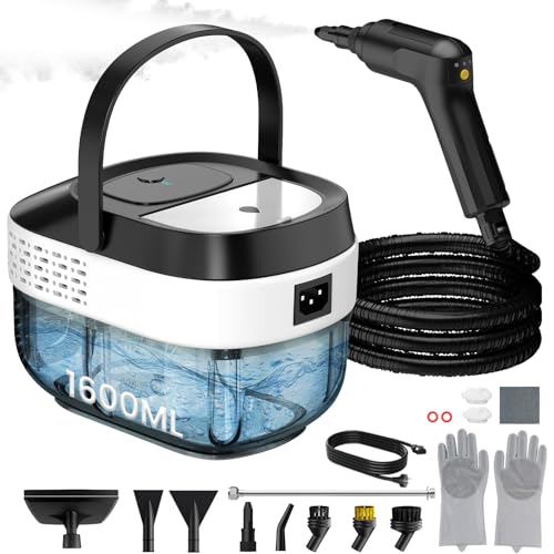 Granarbol Handheld Steam Cleaner 1.6L - Home & Car Deep Cleaning, Rapid Heat