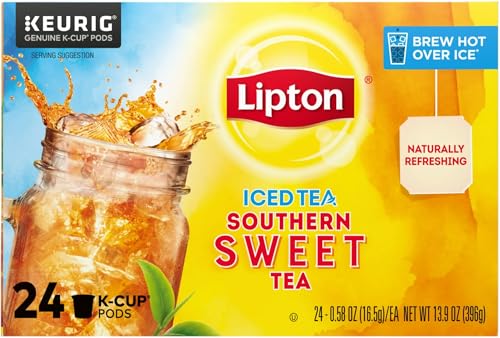 Lipton Southern Sweet Iced Tea K-Cups 72 Count - Perfect for Refreshing Cold Brew