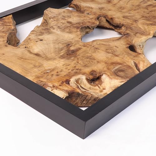 Irregular Natural Wood Wall Decor - Handcrafted Rustic Home Art - NAHARO