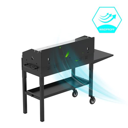 28 Inch Griddle Wind Guard/Screen and Warming Rack for Blackstone, Accessories Kit (For 28")