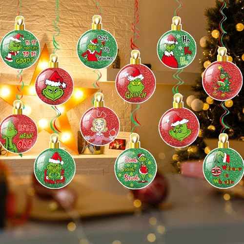 Christmas Birthday Banner - Christmas Birthday Decorations for Whovillie Party