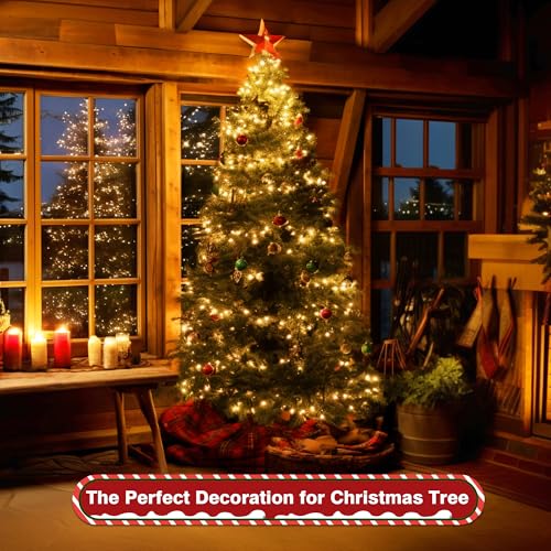 Dofulay 1200 LED Christmas Firecracker String Lights 88FT Waterproof Warm White
