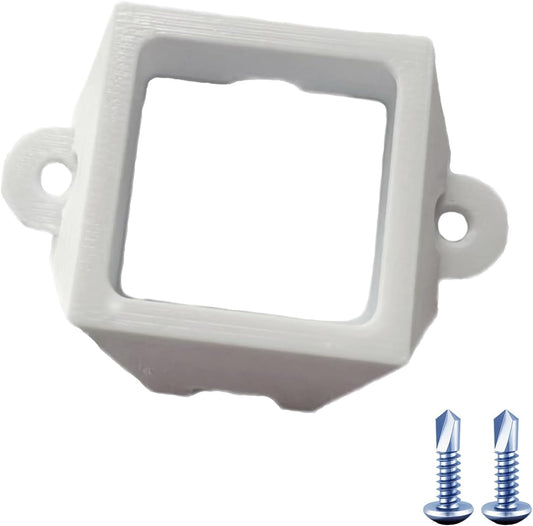 Mounting Bracket for Govee RGBIC Permanent Outdoor LED Lights H705A/B/C (80 Pack), Black