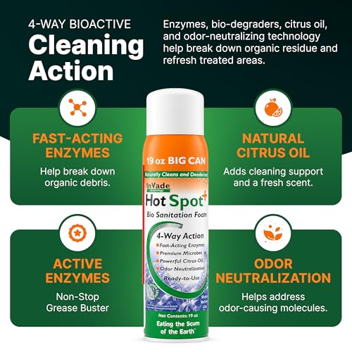 Bio-Enzyme Drain Cleaner & Odor Neutralizer Kit with Extension Hose - 19 oz