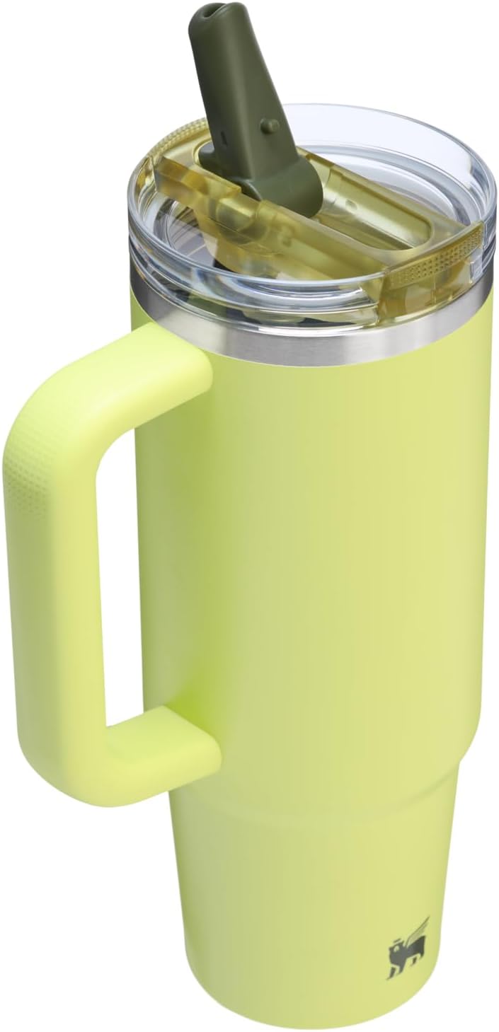 STANLEY Quencher ProTour 30 oz Tumbler - Leakproof Lid, Built-In Straw & Handle | Insulated Stainless Steel | Prickly Pear
