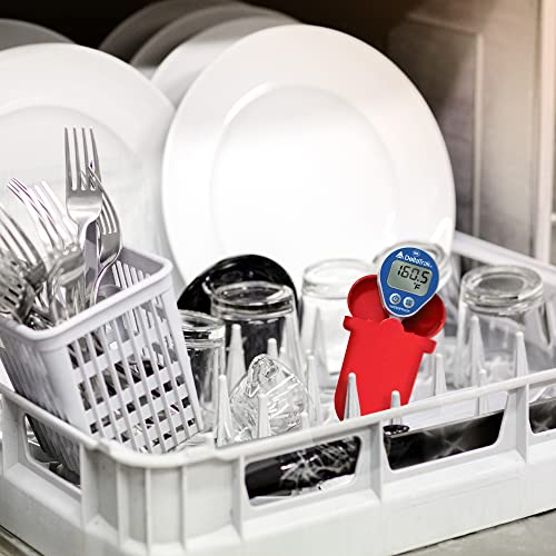 Waterproof Dishwasher Thermometer Kit with Auto-Cal - DeltaTrak 12214