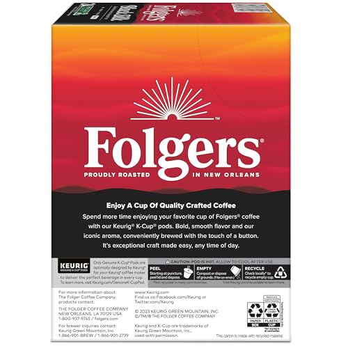 Dark Roast Coffee Pods for Keurig - 24 Count, Case of 4