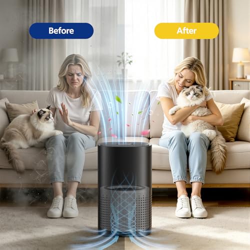 White 2 Pack Compatible Air Purifier Filters for Puroair 240 - Activated Carbon, Pet Dander & Odor Removal