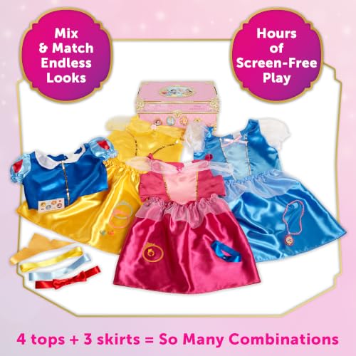 JAKKS Pacific Disney Princess Dress Up Trunk Deluxe 21-Piece Costume Set - New Deluxe Variant
