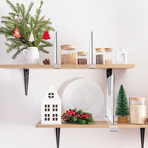 Acrylic Shelf Dividers 12 Pack Clear Closet Organizers Easy Install
