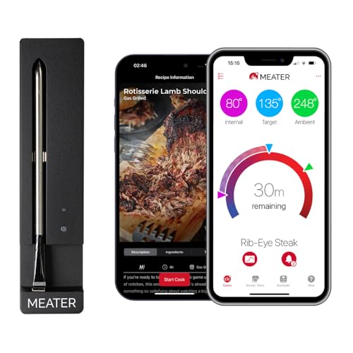Wireless Meat Thermometer with Bluetooth for Grill & Oven - Accurate Cooking
