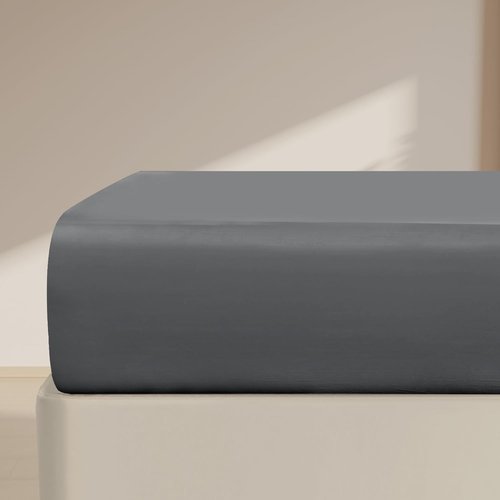 FreshCulture Queen Fitted Sheet - Premium Hotel-Quality Ultra Soft Microfiber - Elegant Dark Grey