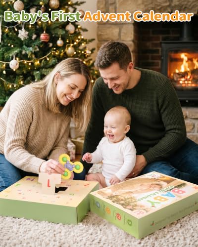 Baby Advent Calendar 2026 - Classic 24 Sensory Toys for 3+ Months
