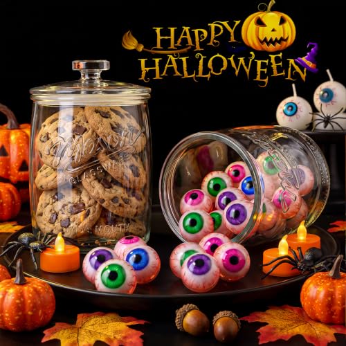 2 Pack 1 Gallon Glass Cookie Jars with Airtight Silicone Lids - Food Storage