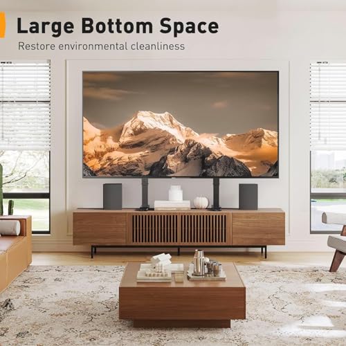 Perlegear Universal TV Stand Legs for 37-90 Inch TVs Up to 150 lbs - Adjustable Height & Easy Install