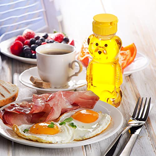 Thenshop 36 Pcs Honey Bear Bottles Plastic Empty Squeeze Jars,240 Ml/