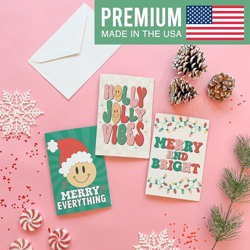 Blank Christmas Cards with Envelopes 24 Holiday